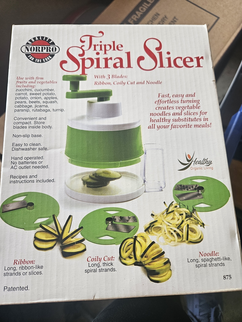 Triple Spiral Slicer - Green